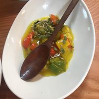 Tofu with sweet and sour sauce at Hyangjeok Won - 향적원 in Gyeongju