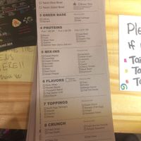 Menu  at Tai Chi Bubble Tea - Mt Hope Ave in Rochester