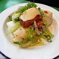 Vegan Burrito at Amigos Mexican Grill in Wanaka