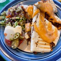 Vegan Quesadillas at Amigos Mexican Grill in Wanaka