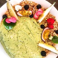 Their delicious ‘hulk’ smoothie bowl  at Veji  in Copenhagen