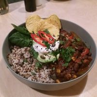 Chili sin carne at Veji  in Copenhagen