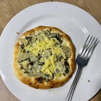 Vegan soinach and cheese esfiha.  at Tentacoes Esfihas & Cia in Santo Andre