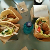 falafel and shawarma at Falafeleria - Sta Barbara in Madrid
