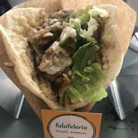 Vegan Shawarma  at Falafeleria - Sta Barbara in Madrid