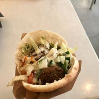 Falafel at Falafeleria - Sta Barbara in Madrid