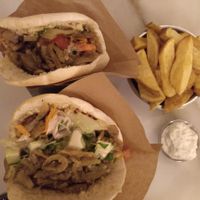 2 x Shawarme + Fries at Falafeleria - Sta Barbara in Madrid