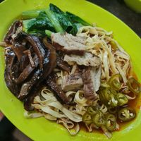 Mee pok ~ 16/10/22 at Ru Lai Vegetarian - Stall 105 in Northeast Singapore