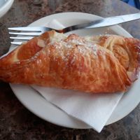 Apricot croissant at Caffe Nero in Cambridge
