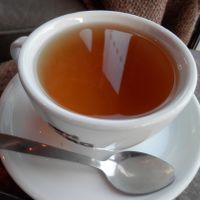 Peppermint tea at Caffe Nero in Cambridge