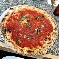 Vegan food at Santa Maria Pizzeria in West London