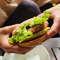 Malibu Stacey (request vegan) at Monroe's Burgers & Beers in Healesville