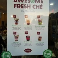 Some of their beverages at Bambu Desserts & Drinks in Sunnyvale