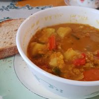 Lentil and veg soup at The Mad Season in Bathurst