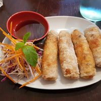 Taro spring rolls at I Love Pho in Crows Nest