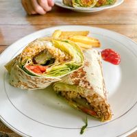 Grilled eggplant burrito  at Warung Mexicana in 
