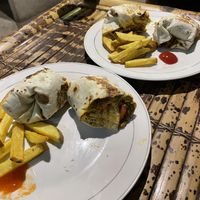 Tempeh Burrito + Lebanese Wrap  at Warung Mexicana in 