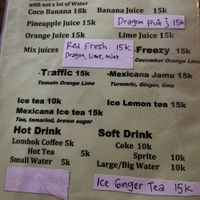 Drinken at Warung Mexicana in 