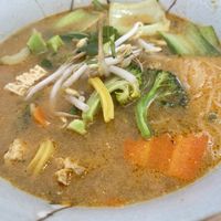 Delicious laksa  at Spring of Life - SOL in Bowral