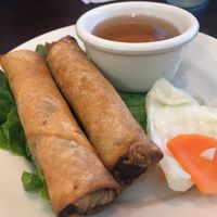 Fried spring rolls. So delicious! at Pho Palace in Arlington