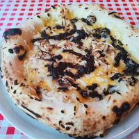 Pizza Funghi at Pizzeria Fuoriseria in Izola