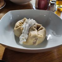 Vegan pancake at Cona Tusek in Kocevje