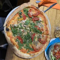 Vegan "Veggie" pizza  at Cona Tusek in Kocevje