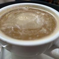 Americano with oat   at Caffe Nero in Peterborough