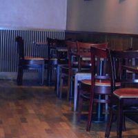 Part of indoor seating area at Caffe Nero in Peterborough