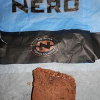 Walnut cake (vegetarian) at Caffe Nero in Peterborough