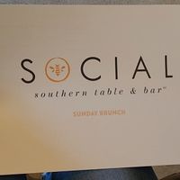 Menu at Social Southern Table & Bar in Lafayette