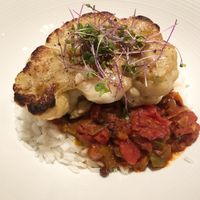 Cauliflower steak at Social Southern Table & Bar in Lafayette
