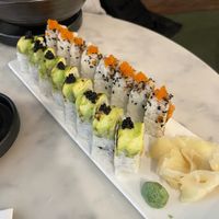 Spicy tuna and charred avocado  at Beyond Sushi - Mulberry St in New York City