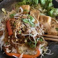 Vermicelli noodles Seitan & Tofu  at Viet Village in Halle