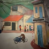 Wall Art 1/2  at Viet Village in Halle