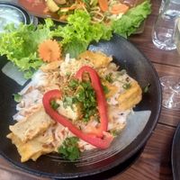 ricenoodles and tofu at Viet Village in Halle