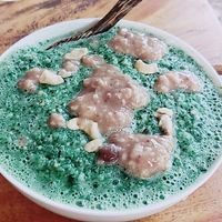 Green smoothie at Suan Sati in Chiang Mai