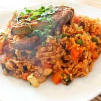 Arroz con mariscos at Loving Hut - Surquillo in Lima