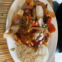 Lomito saltado  at Loving Hut - Surquillo in Lima