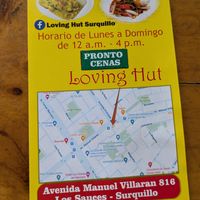 Info flyer May 2025 at Loving Hut - Surquillo in Lima