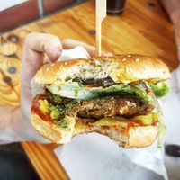 Beyond Meat Burger at Laura's Soulfood in Aachen