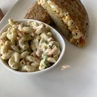 Buffalo Mac Crunchwrap with Mac salad  at Eden Cafe & Bakeshop in Batavia