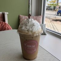 An Iced London Fog Latte…..Amazing!!  at Eden Cafe & Bakeshop in Batavia