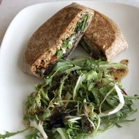 The Eden Crunchwrap! Yummmm.  at Eden Cafe & Bakeshop in Batavia
