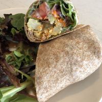 Buffalo Cauliflower Wrap  at Eden Cafe & Bakeshop in Batavia