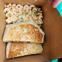 Chickpea crunch wrap at Eden Cafe & Bakeshop in Batavia