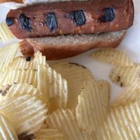 Kids hot dog   at Eden Cafe & Bakeshop in Batavia