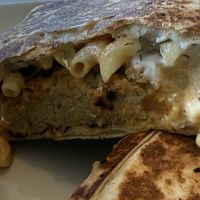 Crunchwrap interior  at Eden Cafe & Bakeshop in Batavia