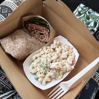 BLT and Mac salad  at Eden Cafe & Bakeshop in Batavia