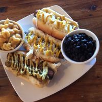 3 dog flight & 2 sides at Eden Cafe & Bakeshop in Batavia